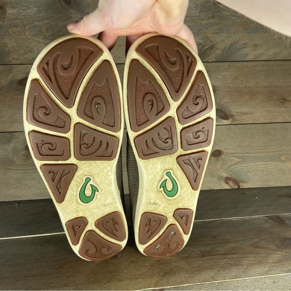 Olukai nohea mesh Mens size 11 shoes brown slip on comfort sneakers - Picture 7 of 8